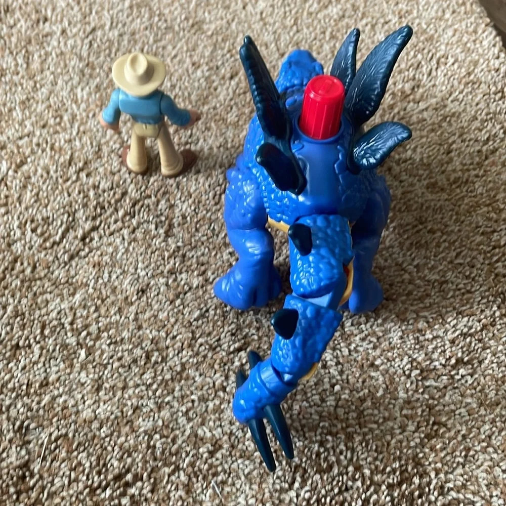 Fisher Price Imaginext Jurassic World Dinosaur Stegasaurus & Dr. Alan Gr…